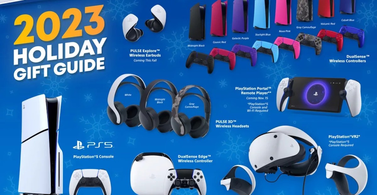 Sony unleashes official 2023 PlayStation holiday gift guide
